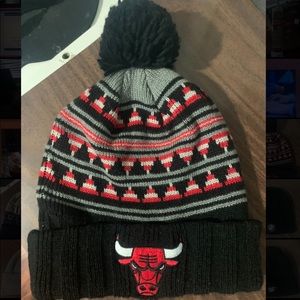 Chicago Bulls Beanie Red/black/gray